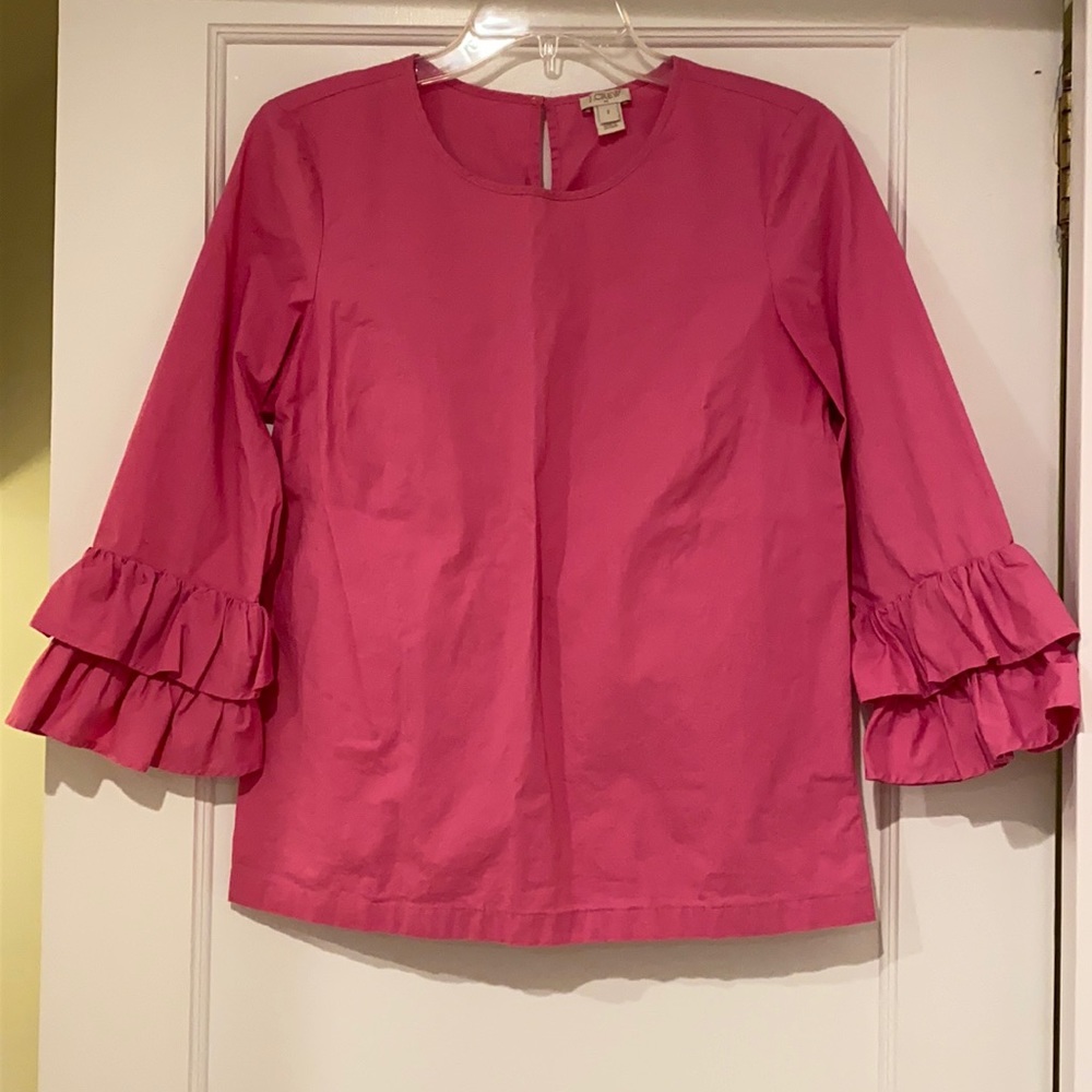 J.crew 3/4 sleeve blouse
